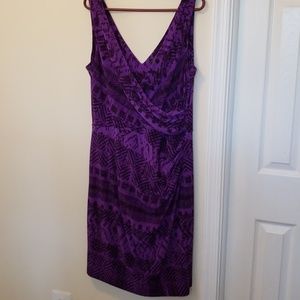 Purple party dress